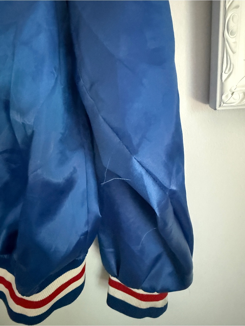 Vintage Chicago Cubs Satin Jacket Telco MLB Sz M - Picture 5 of 7
